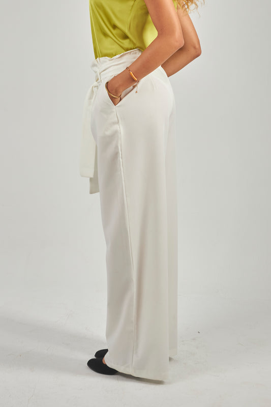 Wide Pants - White