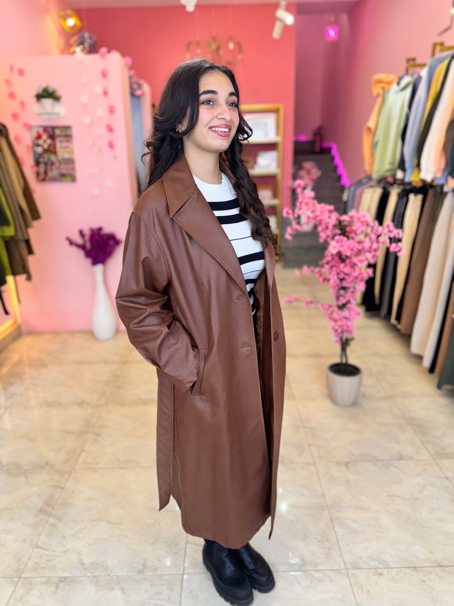 Leather Coat