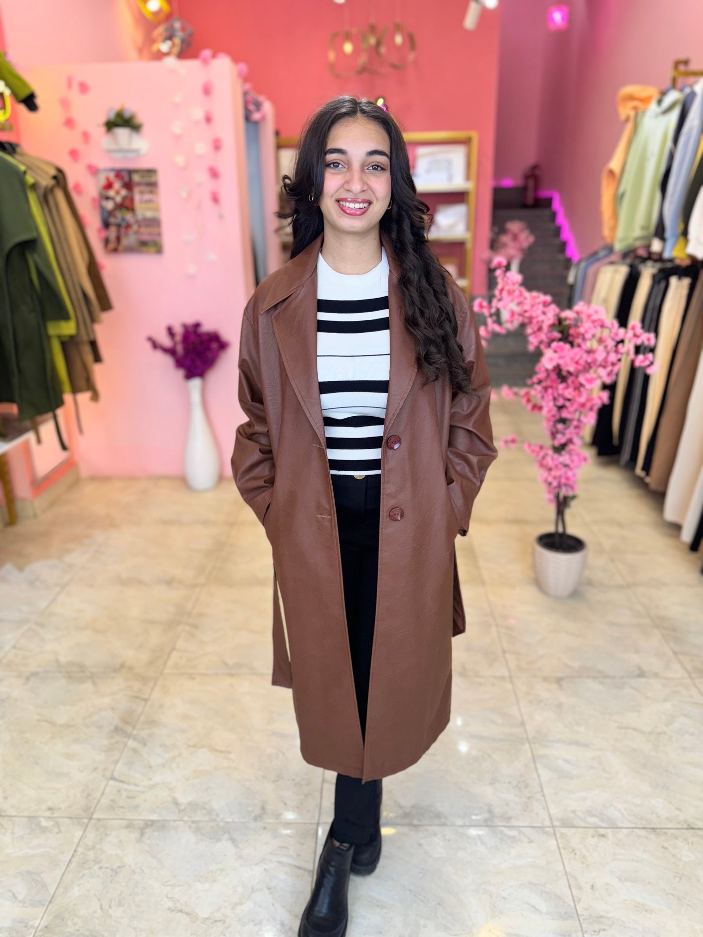 Leather Coat
