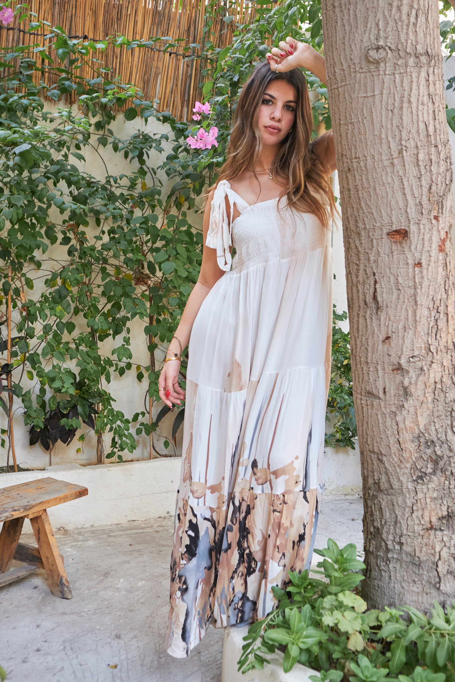 Jureya Summer Dress - Beige
