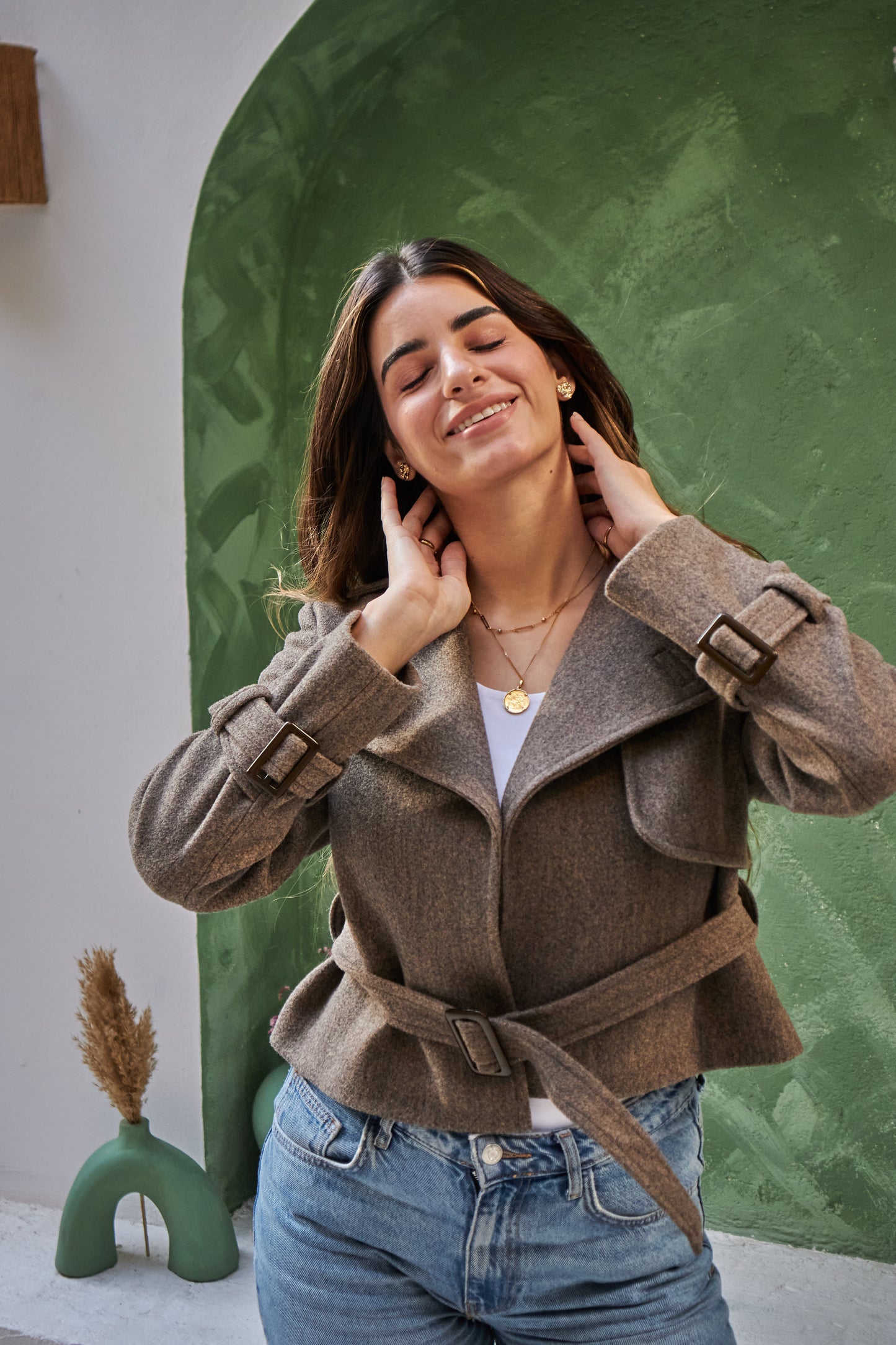 The Wool Jacket - Taupe