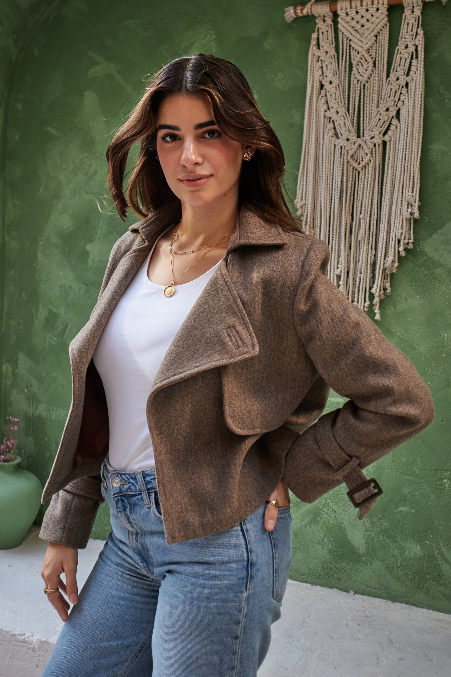 The Wool Jacket - Taupe