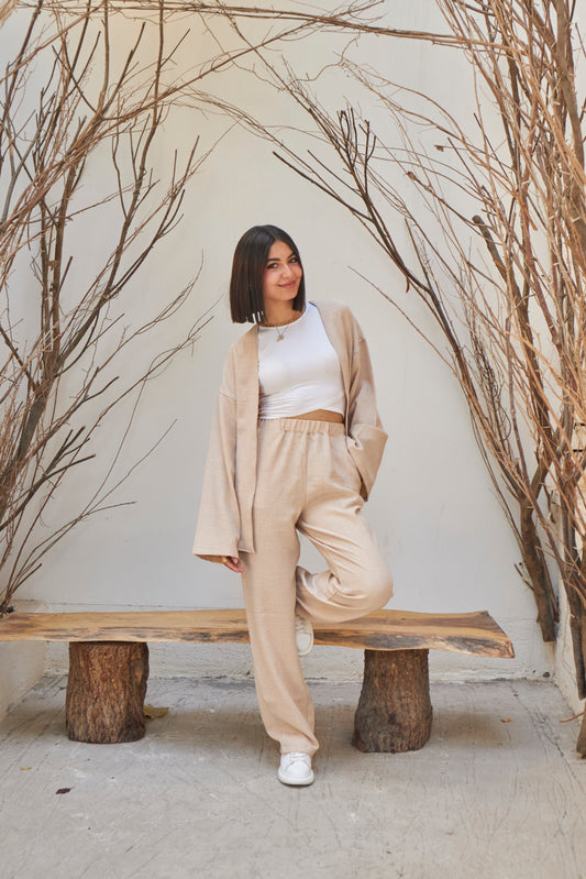 The Comfy linen Set - Off White