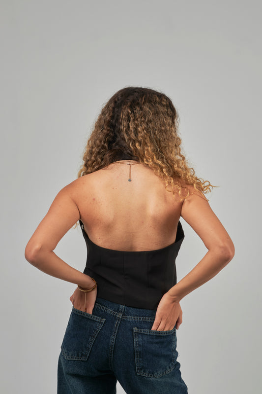 Cut Vest - Black
