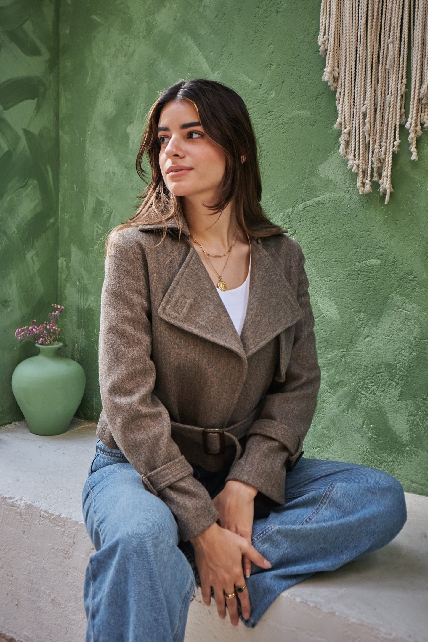 The Wool Jacket - Taupe