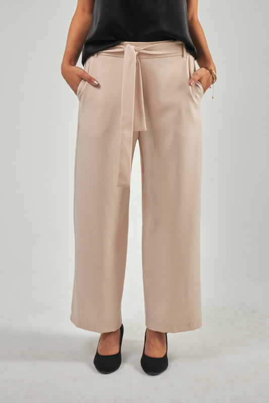 Wide Pants - Beige