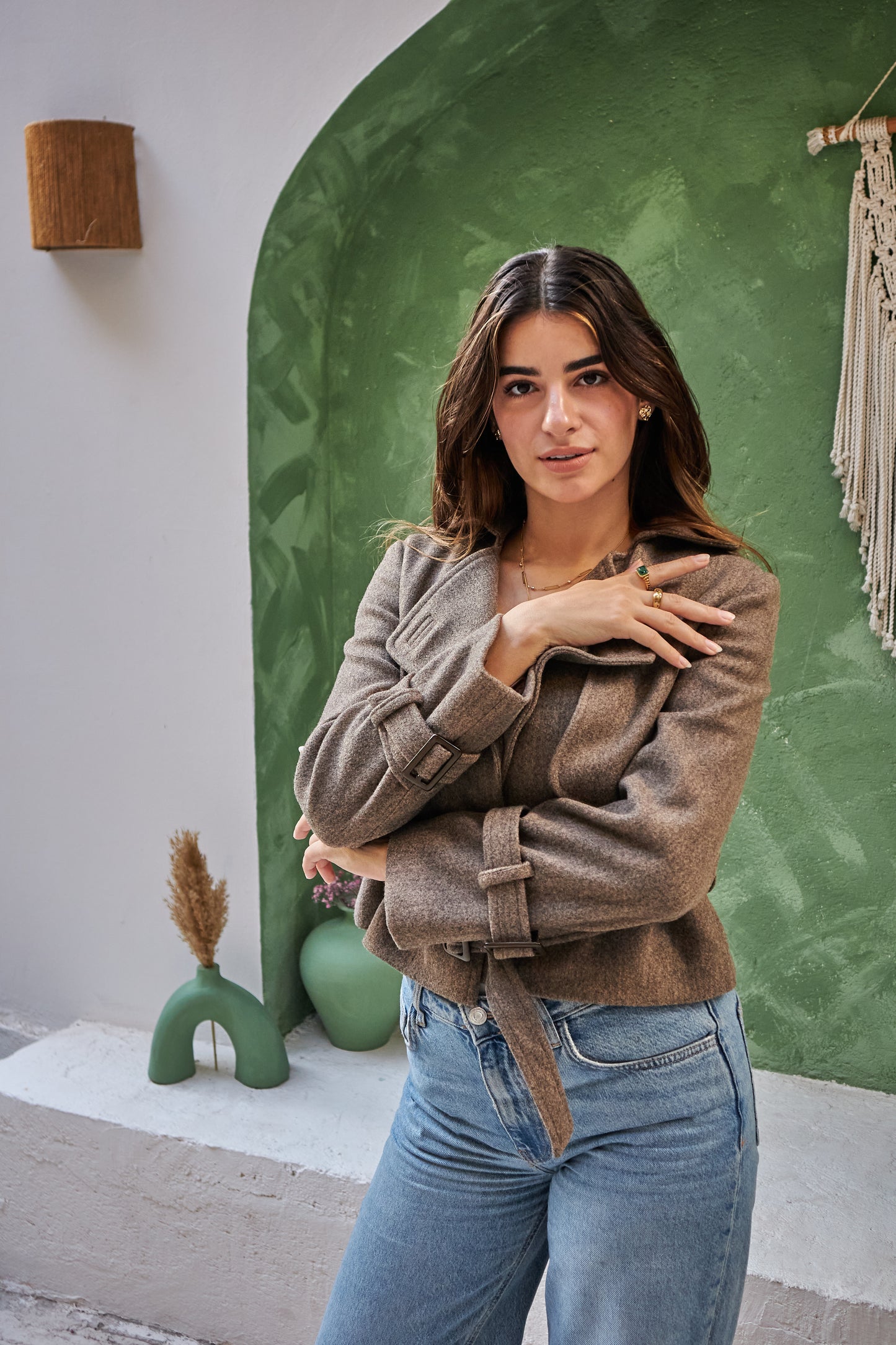 The Wool Jacket - Taupe