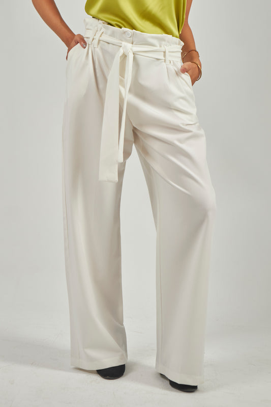 Wide Pants - White