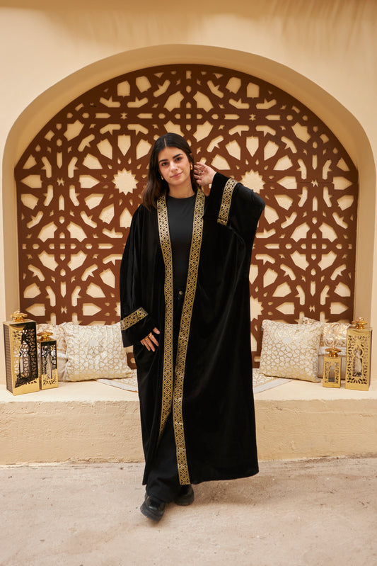 Noir Gleam Cardigan - Black