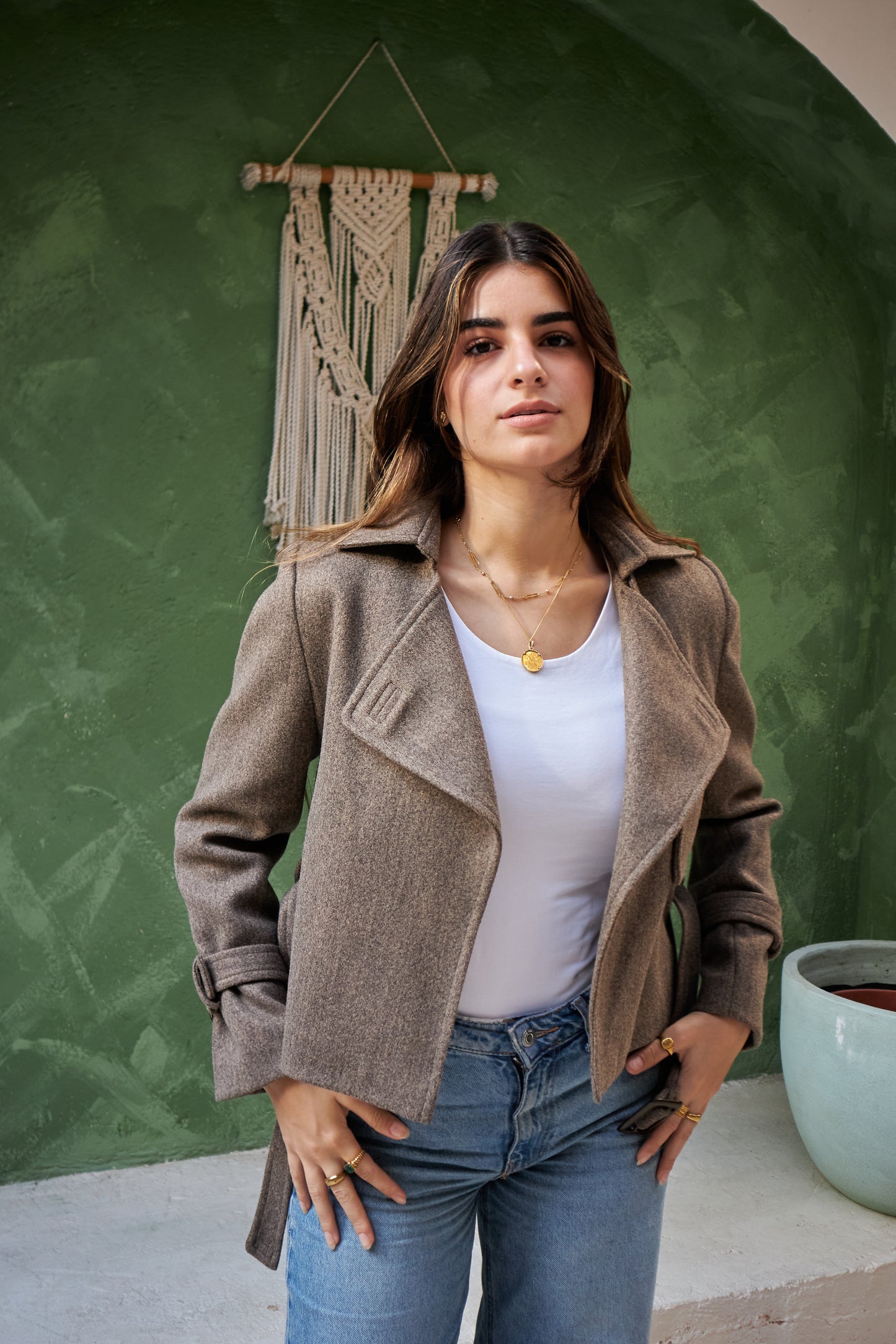 The Wool Jacket - Taupe